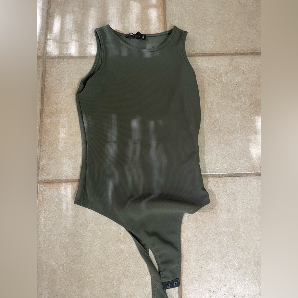 Dark green bodysuit